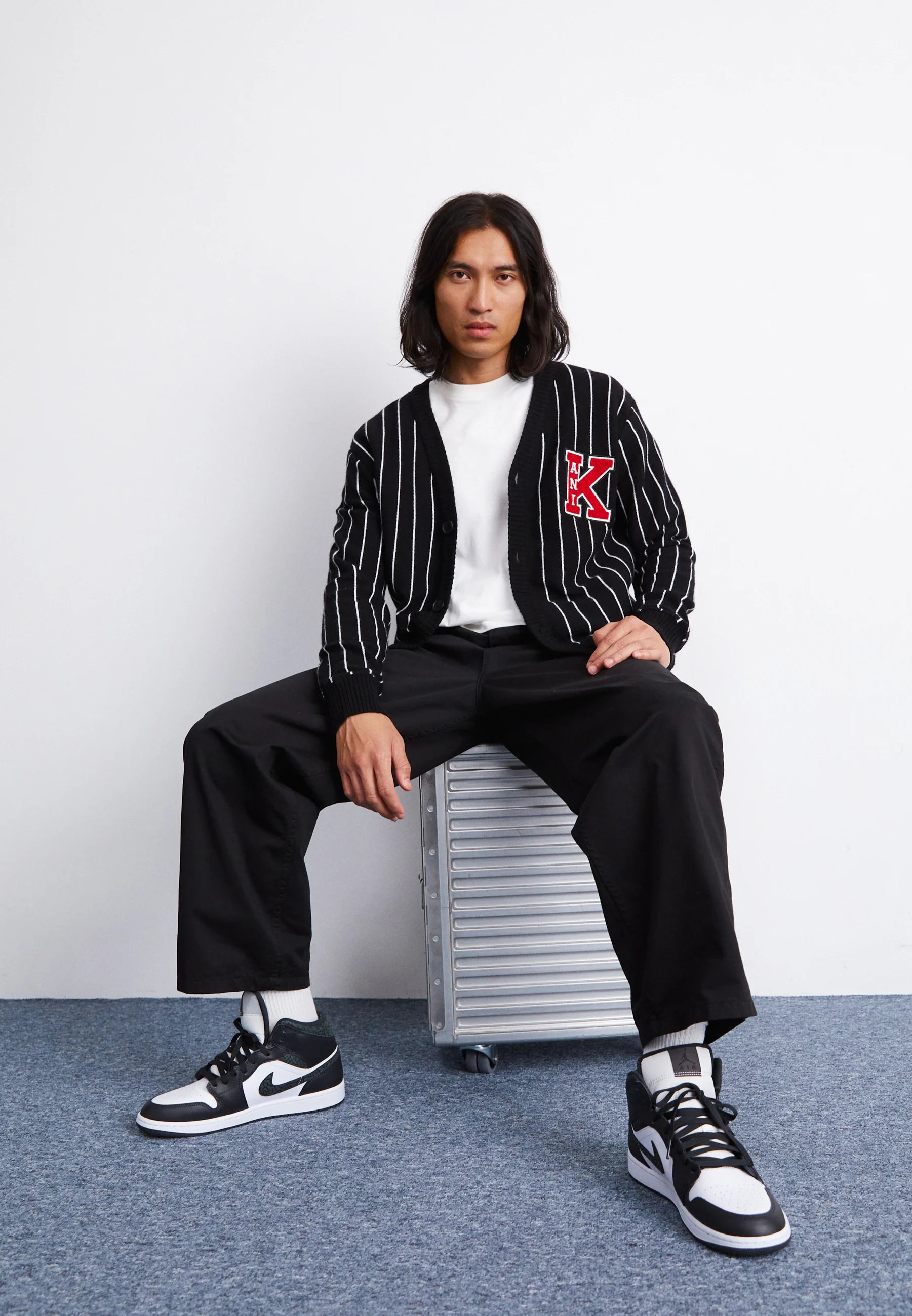 AIR JORDAN 1 MID SE - nike Sneakers  nero tg. 50,5 art.7 - ITALYSALDI.IT