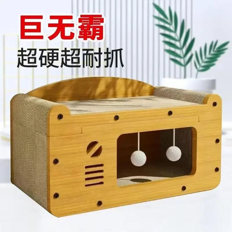 Cuccia per gatti integrata con tiragraffi resistente all'usura Colonna tiragraffi per gatti Four Seasons Vertical Crawler Cat Comfort - ITALYSALDI.IT