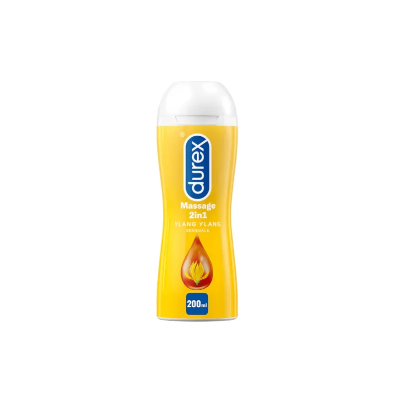 Durex Massage 2 in 1 Gel Lubrificante Sensual Ylang Ylang - 200ml - ITALYSALDI.IT