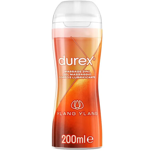 Durex Massage 2 in 1 Gel Lubrificante Sensual Ylang Ylang - 200ml - ITALYSALDI.IT