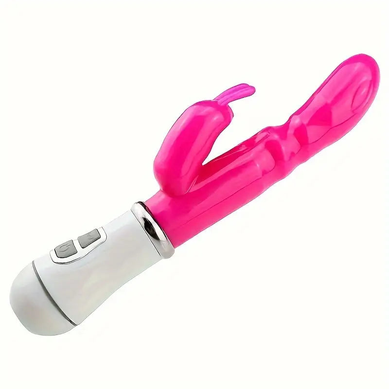 Vibratore Coniglio Doppia Testa da 12 Frequenze (Modello a Batteria) - 1 pezzo per uso adulto Sexy toys giochi di ruolo (Copia) - ITALYSALDI.IT