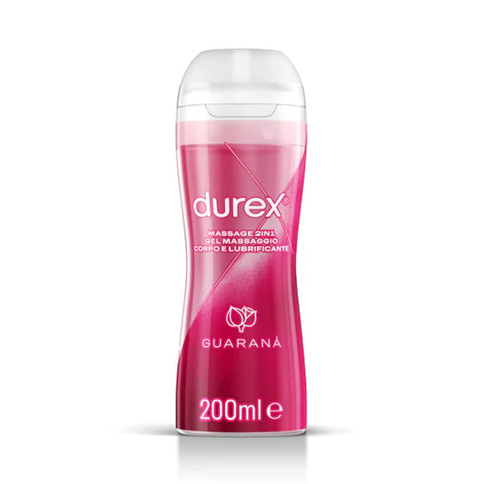Durex Massage 2 in 1 Gel Lubrificante con Guaranà da 200ml x2 - ITALYSALDI.IT