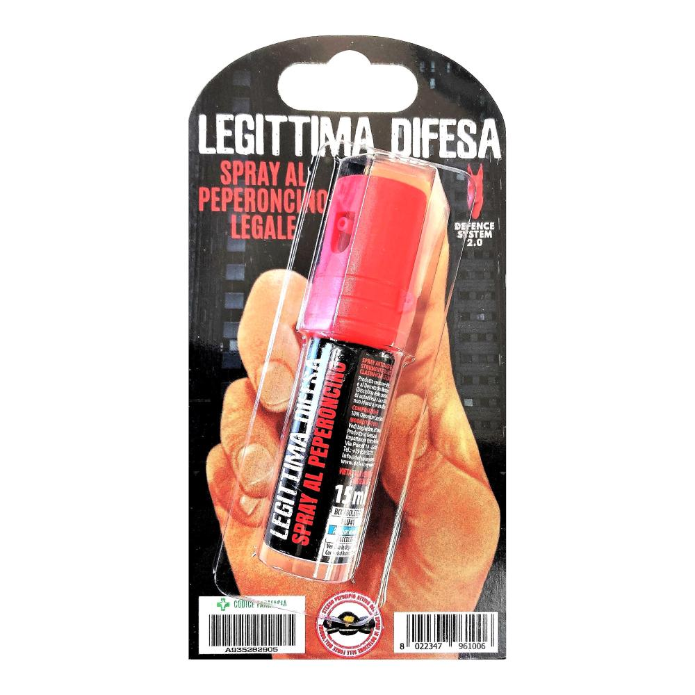 SPRAY AL PEPERONCINO ANTI-AGRESSIONE LEGITTIMA DIFESA ML 15 - ITALYSALDI.IT