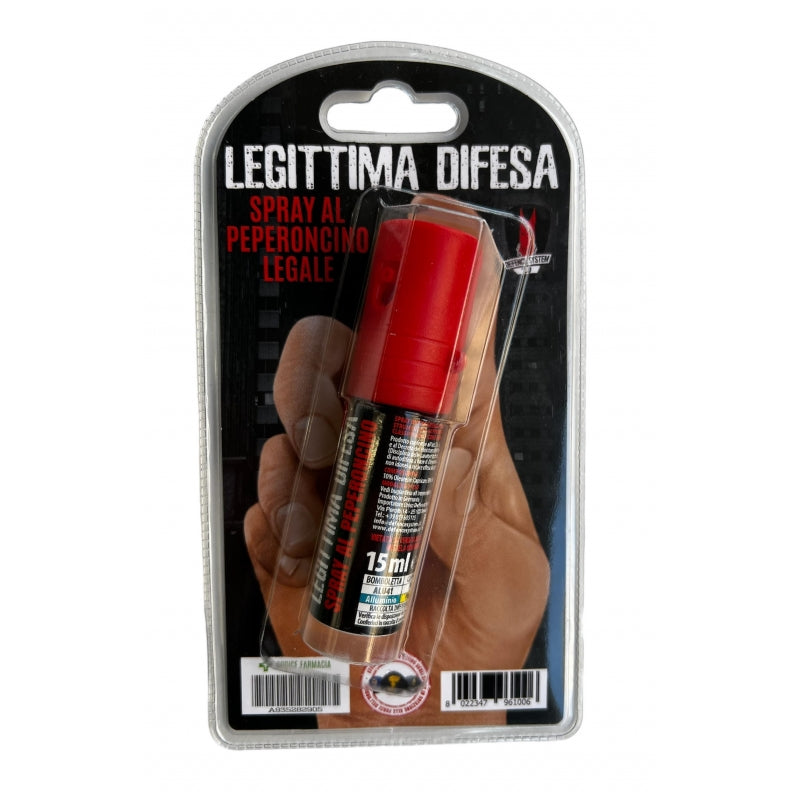 SPRAY AL PEPERONCINO ANTI-AGRESSIONE LEGITTIMA DIFESA ML 15 - ITALYSALDI.IT